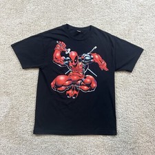 Vintage Marvel Mad Engine Deadpool Shirt - Large