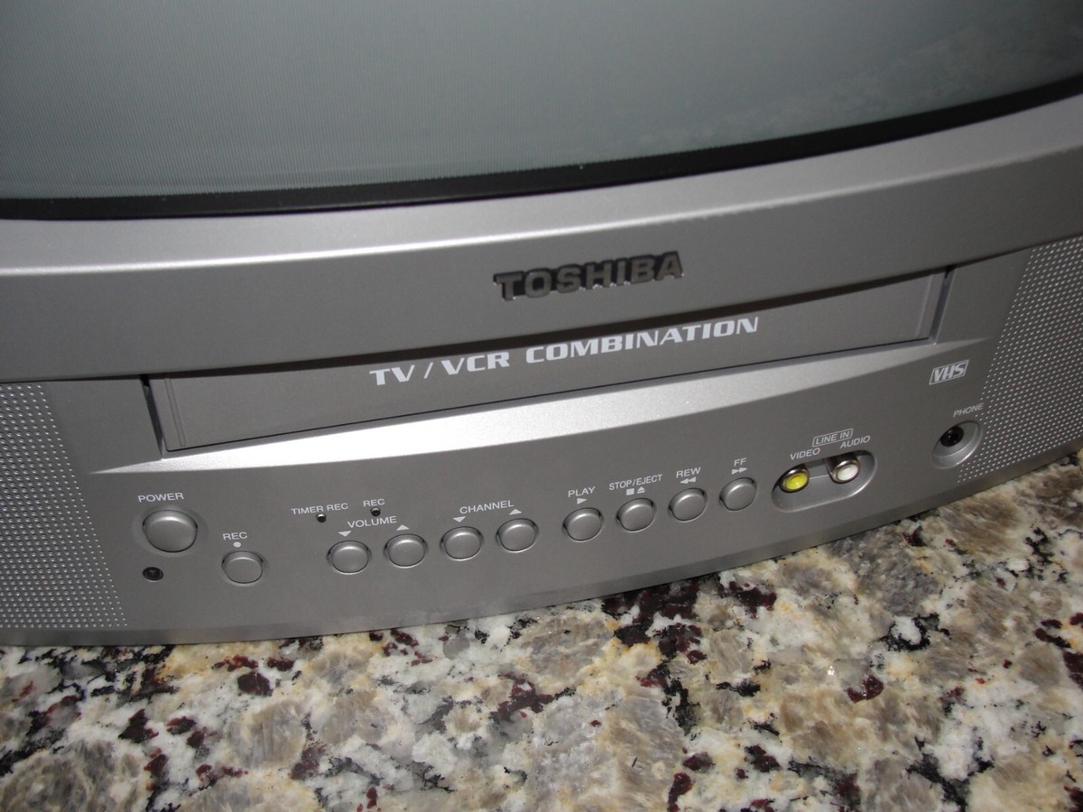 Toshiba Retro Gaming CRT TV/VCR COMBO Model #: MV13N3 | eBay