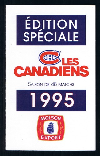 MONTREAL CANADIENS MOLSON POCKET SCHEDULE & DISPLAY RACK NHL HOCKEY SEE LIST - Picture 23 of 65