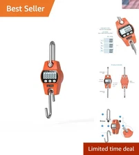 Precision 300kg LCD Crane Scale with Auto Shut Off - Ideal for Fishing & More