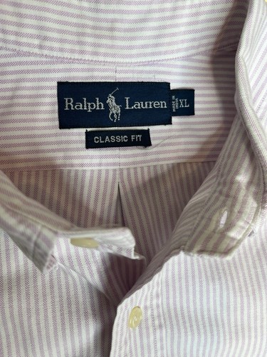 Men's Polo by Ralph Lauren S/S Button Front Shirt Extra Large XL Classic Fit - Picture 5 of 5
