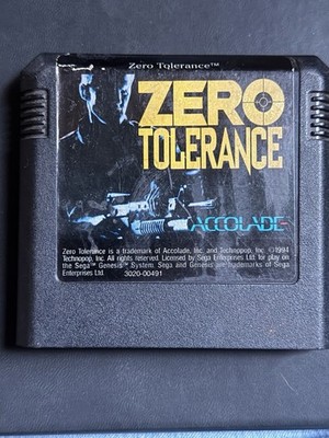 Zero Tolerance (Sega Genesis (1994), FPS - Cart Only 