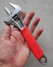 Snap On Tools Spain Adhws8 R 8 Red Adjustable Wrench Smooth Jaw Very Good