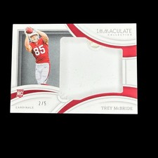 2022 Panini Immaculate Collection #RL-TMB Trey McBride Rookie gloves #/5