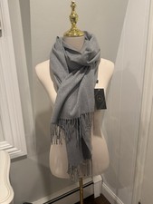 Cashmere  Class- Cashmere Scarf Shawl Wrap-gray