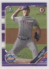 2019 Bowman Draft Purple 196/250 Josh Wolf #BD-119 s3g