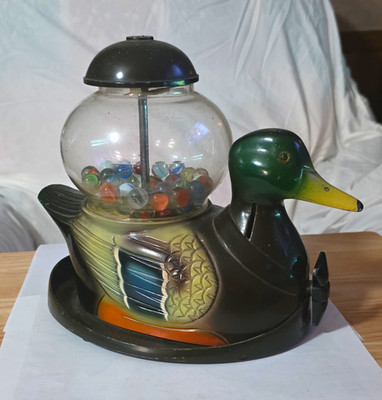 Carousel Duck Shaped Gumball Machine Morton Grove IL USA
