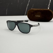 NEW TOM FORD TODD TF880 02V BLACK/GRAY UNISEX AVIATOR SUNGLASSES TOM FORD FT0880