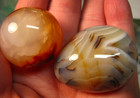 4 AGATES CARNELIAN SARDONYX CHALCEDONY AMAZONITE MADAGASCAR #329 — photo 5