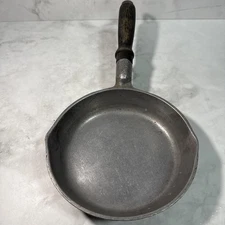 Vintage Hammercraft Cookware Club Aluminum 6" Skillet Wood Handle 