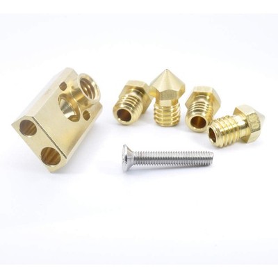 Heater Block Nozzle kit Compatible with Ultimaker 2 + UM2 Extended 3D...
