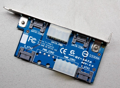 Gigabyte GC-SATA  REV:2.0 External Serial ATA Daughter Card D33006