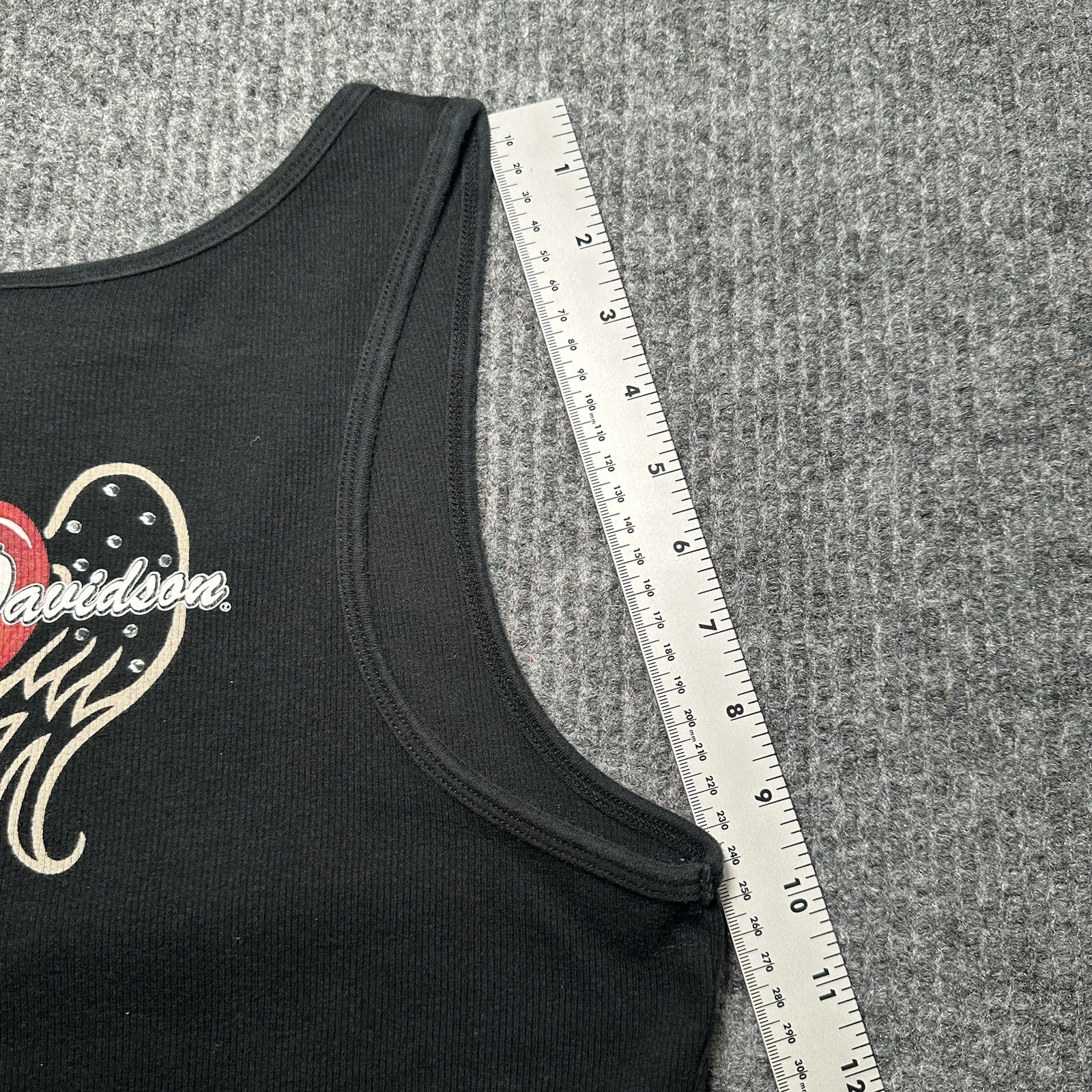 Y2K Harley Davidson Motorcycles Angel Wings Tank … - image 7