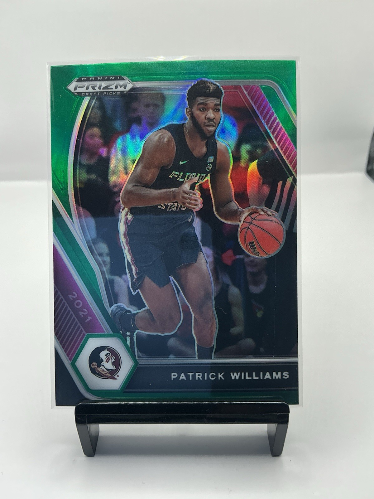 2021-22 Panini Prizm Draft Picks - Patrick Williams #47 Green Prizm