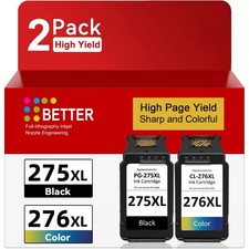 PG-275XL CL-276XL Ink Cartridge Compatible for Canon TR4720 TS3520 TS3500 TS3722