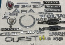 Used Automobile Emblem Craft Lot Replacement Cadillac Honda Montero Volvo