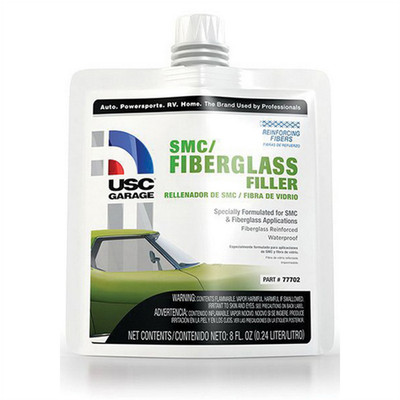 USC 77702 Autobody SMC Fiberglass Filler (8 oz Pouch)