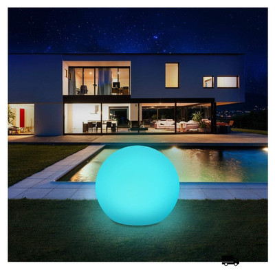 Solarlampen 30 cm 9 Farbmodi 1800 mAh Außen