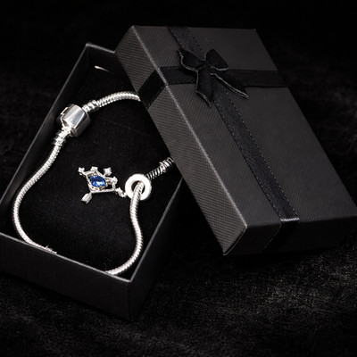 20 cm Pandora Clone Schlangenkette Armband mit Sternzeichen Charm