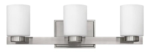 Hinkley Miley 21 1/2" Wide Brushed Nickel 3-Light Bath Light - Picture 2 of 7