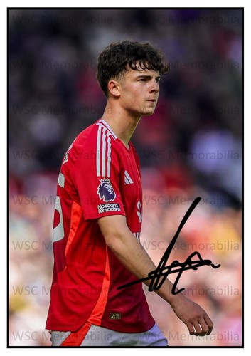 12063. Tyler Fredricson Signed Pictures (A4 Prints) Manchester United