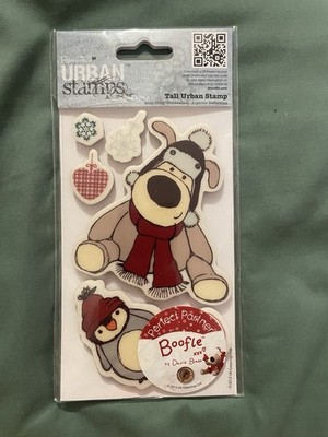 DoCrafts Paper Mania Urban Stempel Weihnachten Boofle neu Kartenherstellung Scrapbooking