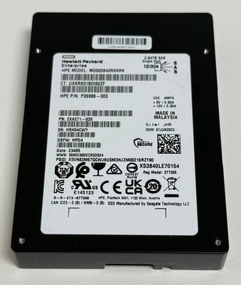 SSD HPE Nytro 3,84 Terabyte, SAS 12g, gebraucht., getestet 100% Lebensdauer