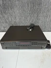 Technics 5-disc cd player works great w/Remote control SL-PD8 black turntable