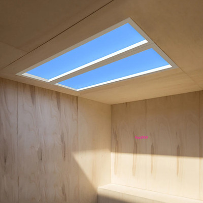 Blue Sky Light LED Ceiling Lamp Smart Control Dimmable Sun Flush Mount Light