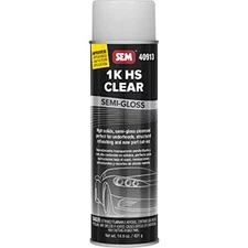 1K HS Semi-Gloss Clear Coat 14.9 oz 40913 SEM 40913 646786409134