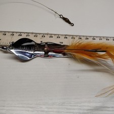 RARO, DE COLECCIÓN, SEÑUELO CUCHARA JENZEN MAGO 2 LUCIOS, PESCA DE LUBINA CUCHARA SIN MALEZAS