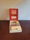 Vintage 1965 #400 Parker Brothers Qubic 3D Tic-Tac-Toe Game Red w/Orig Box