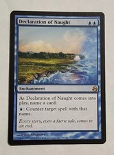 1x DECLARATION OF NAUGHT - Morningtide - MTG - Magic the Gathering