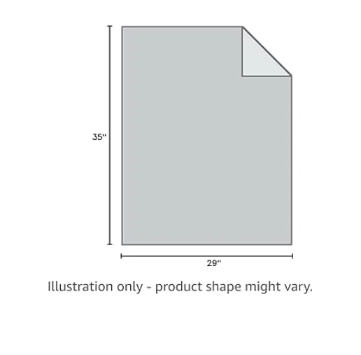 Manta de bebé tejida chenilla de felpa Little Giraffe 29" x 35", plateada Foto 3 de 4