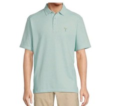 Tommy Bahama Cocktail Mixer Five O'Clock Polo Shirt Mens Opal Heather 110 2XLB
