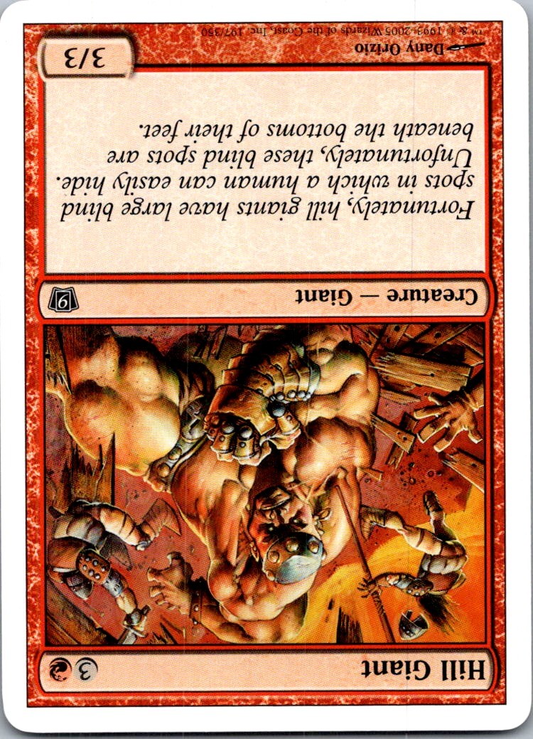 Hill Giant (Spanish) - "Gigante de las colinas" C PS11 #110 LP MTG Magic