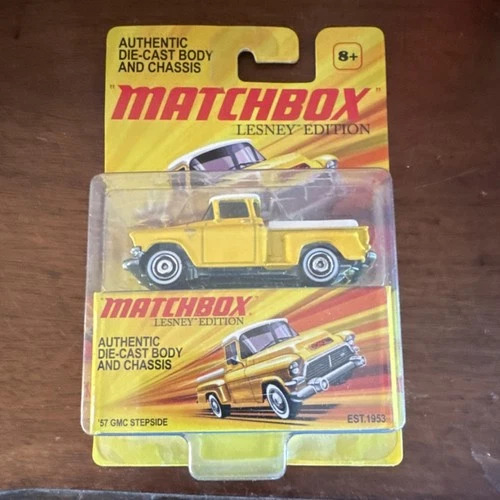 Matchbox Lesney Edition 1957 GMC Stepside Yellow Diecast Pickup Truck