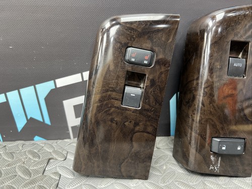🔥 2011-2016 FORD F250 F350 PLATINUM WINDOW SWITCH BEZEL SET REAR HEATED SEATS - Foto 2 di 13