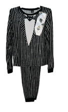 Jack Skellington Nightmare Before Christmas Costume Pajama Set Unisex Size Small