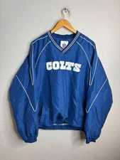 Vintage Indianapolis Colts  Windbreaker Jacket Pullover Mens Size 2XL  5717