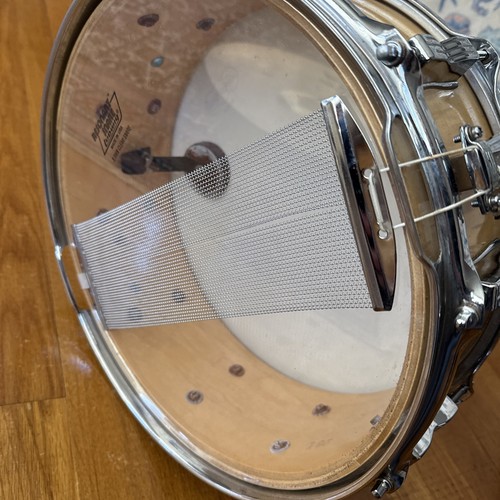 Ludwig USA 5" x 14" Wood shell Snare Drum. Monroe NC . 10 Lug USED - Picture 6 of 8