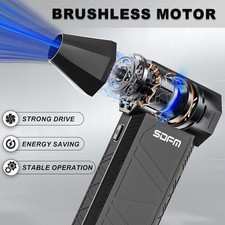For Keyboard Computer Home Outdoor Car Electric Air Duster Blower Dust Clean Kit