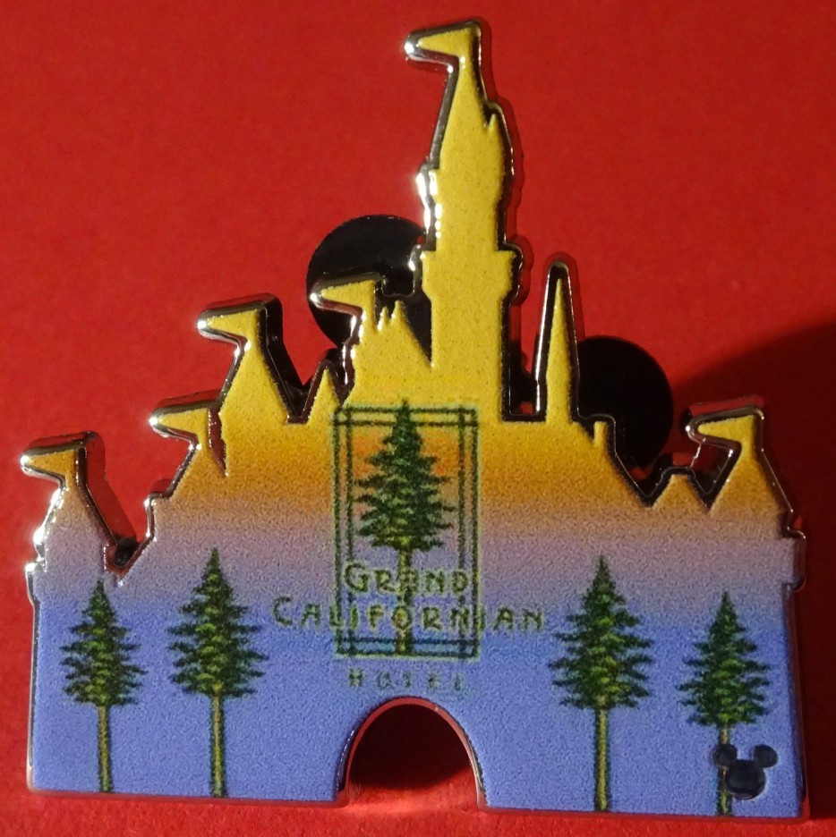 2026 Disney Hidden Mickey Wave A Grand California Hotel Castle Mystery Pin