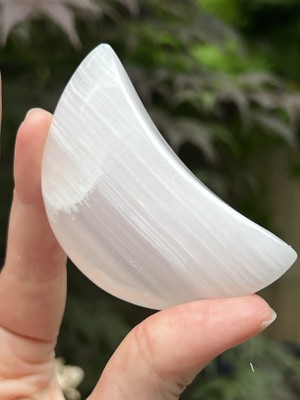 Mangano Calcit Kristall Mond Selbstliebe / Vergebung Mitgefühl AAA+ 80g 6