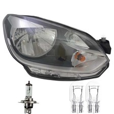 Scheinwerfer rechts chrom H4 für VW UP 121 122 BL1 BL2 inkl. Osram Lampen