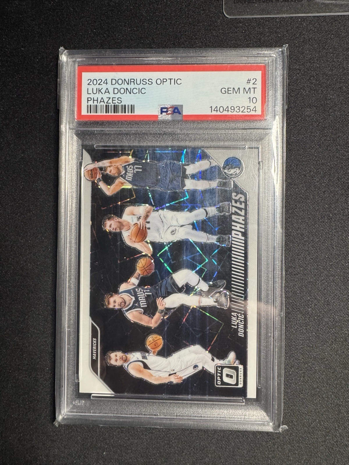 2024 Donruss Optic Luka Doncic Phazes PSA 10 SSP Case Hit