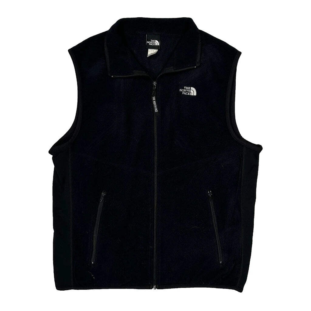 The North Face Vest - Large Black Polyester