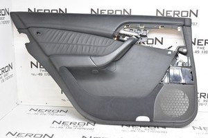 Mercedes S W220 Lang Türverkleidung Türpappe Schwarz Hinten Links A2207300963