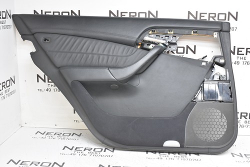 Mercedes S W220 Lang Türverkleidung Türpappe Schwarz Hinten Links A2207300963
