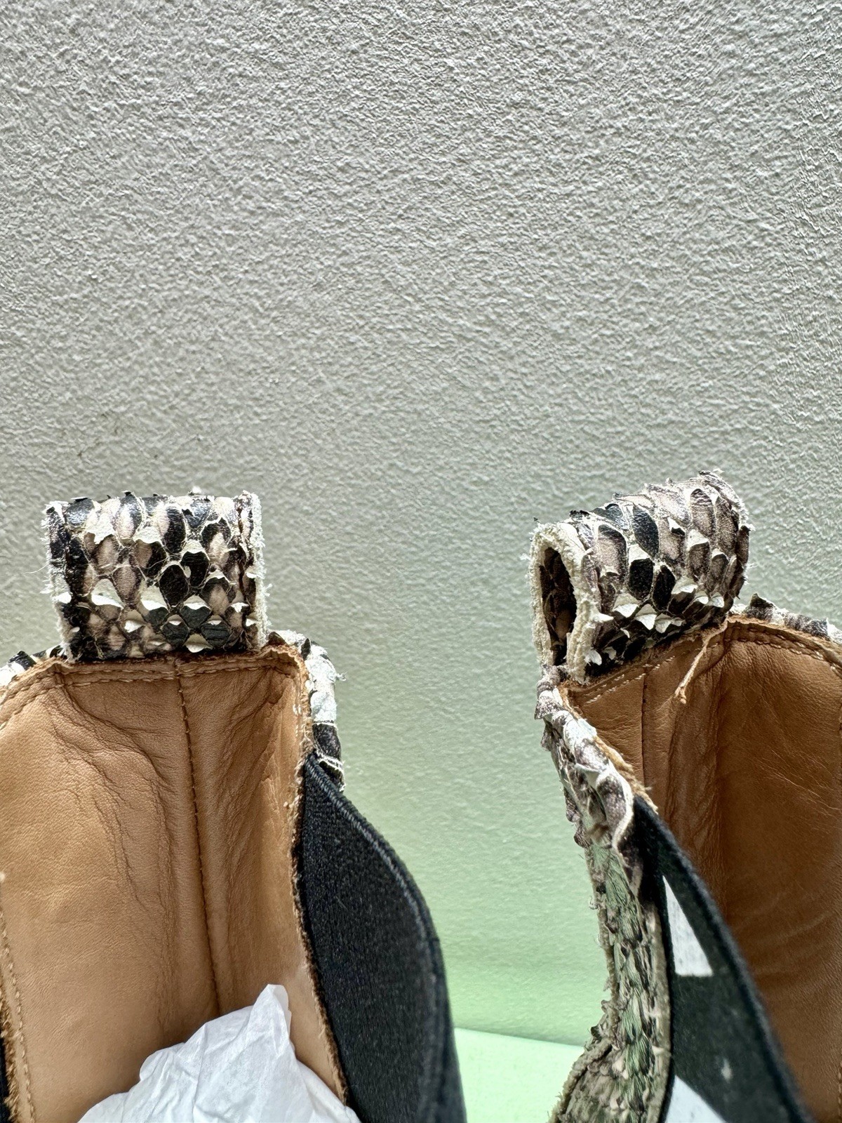 Off-White c/o Virgil Abloh Python Diagonal Chelse… - image 8